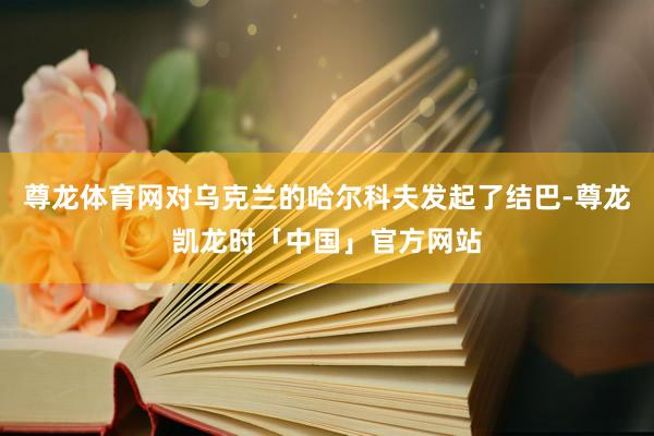 尊龙体育网对乌克兰的哈尔科夫发起了结巴-尊龙凯龙时「中国」官方网站